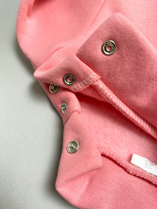 Утепленный детский джемпер, розовый, Зайка Утепленный детский джемпер, розовый, Зайка