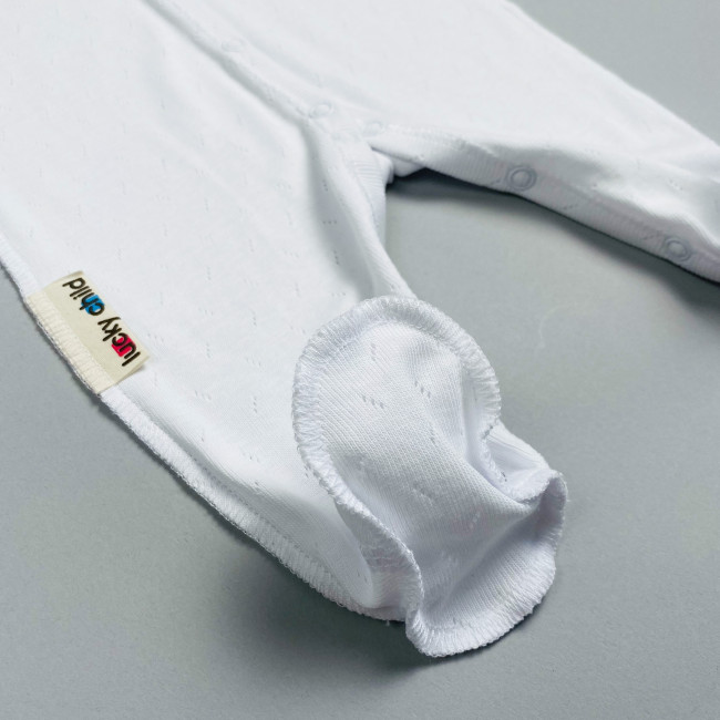 Комбинезон детский, белый, Ажур  Комбинезон детский, белый, Ажур