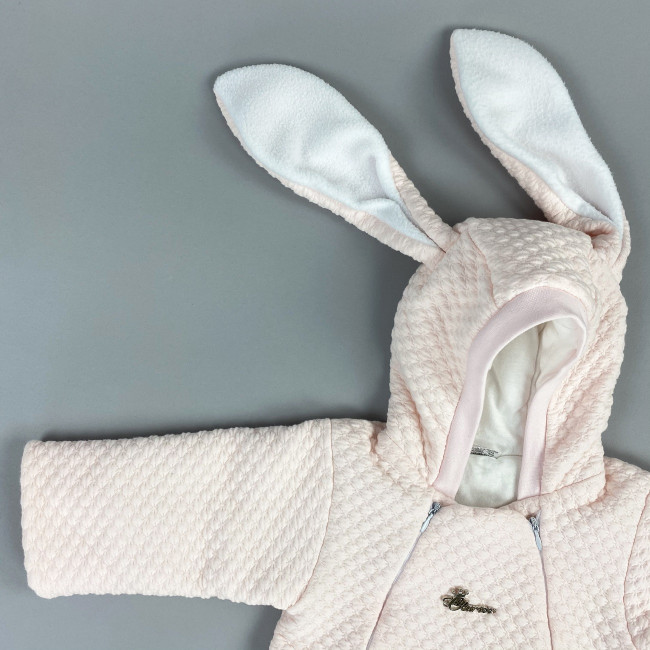 Комбинезон утепленный с ушками, розовый, Зефирка Комбинезон утепленный с ушками, розовый, Зефирка