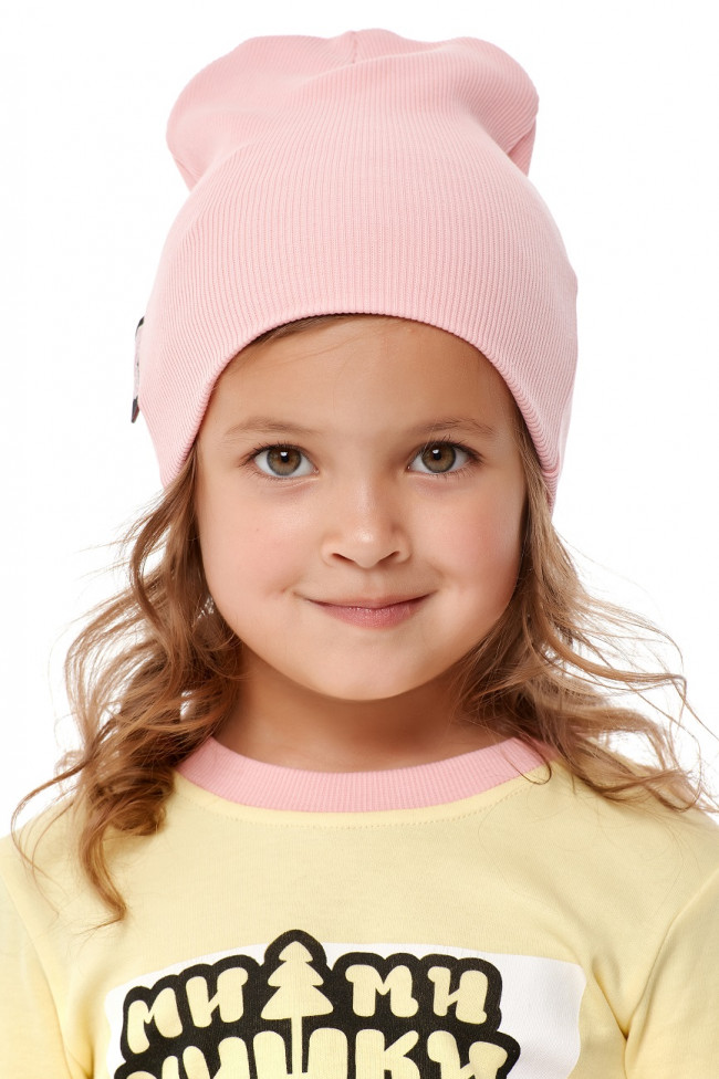 Шапка детская, розовая, Ми-Ми-Мишки 