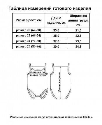 Боди-майка детская, голубая, Ажур Боди-майка детская, голубая, Ажур