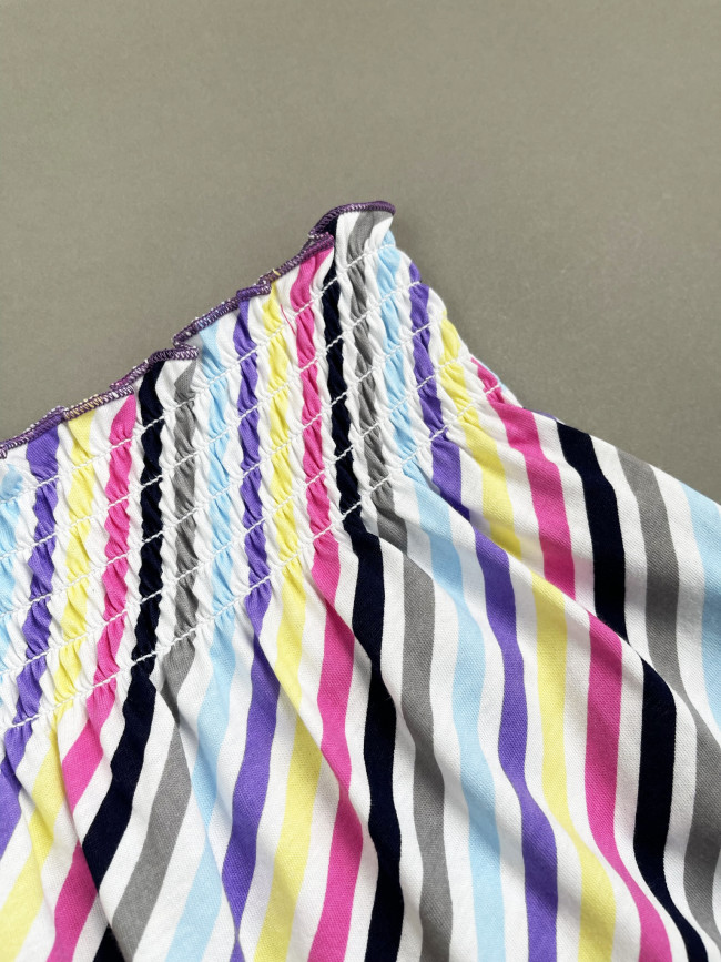 Юбка детская, фиолетовая Полоска Юбка детская, фиолетовая Полоска