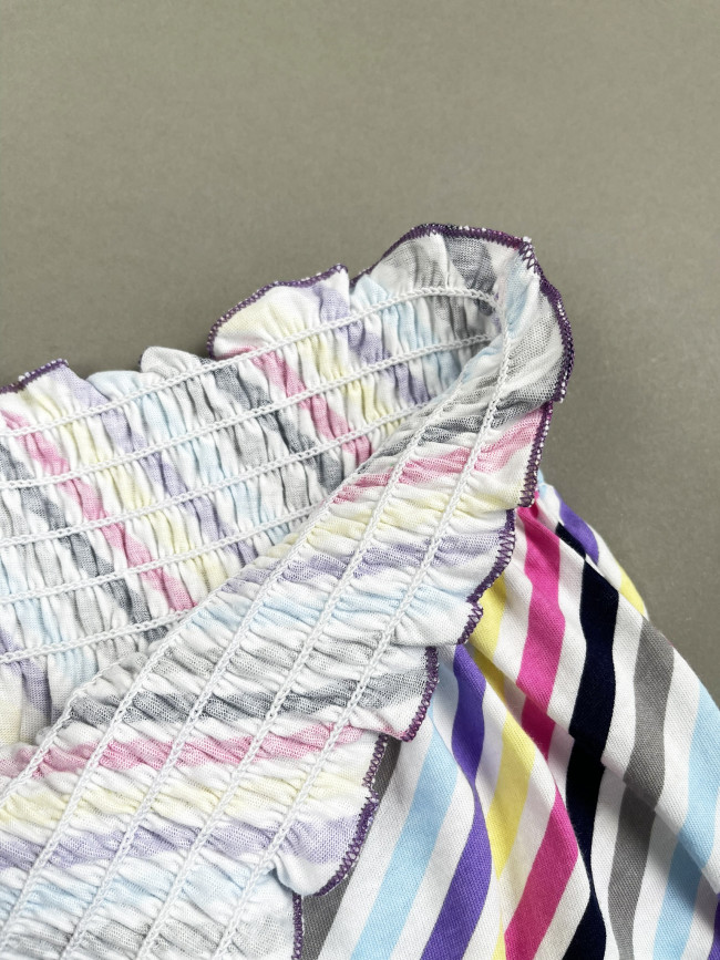 Юбка детская, фиолетовая Полоска Юбка детская, фиолетовая Полоска