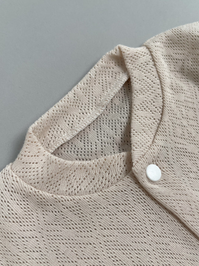 Детская кофточка с длинным рукавом, Пушинка, какао