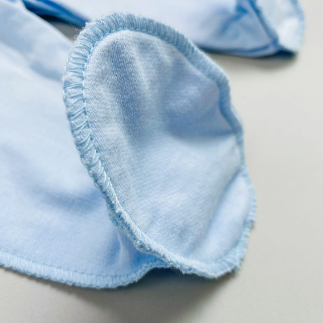 Комбинезон детский с начесом, голубой, Базовая коллекция