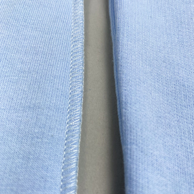 Комбинезон детский с начесом, голубой, Базовая коллекция