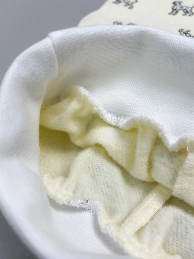 Штанишки детские фланелевые, желтые, Далматинцы