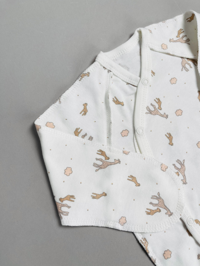 Набор детских комбинезонов на кнопках, Лимпопо, Жирафенок Томка с ручками