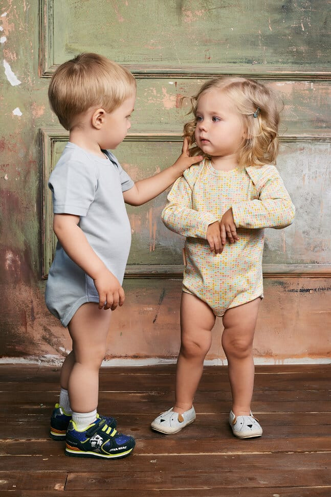 Боди базовый, с коротким рукавом, серый Боди базовый, с коротким рукавом, серый