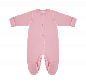 Комбинезон детский с начесом, розовый, Базовая коллекция Комбинезон детский с начесом, розовый, Базовая коллекция