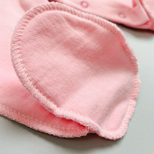 Комбинезон детский с начесом, розовый, Базовая коллекция