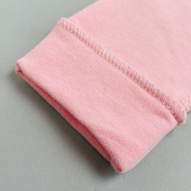 Комбинезон детский с начесом, розовый, Базовая коллекция