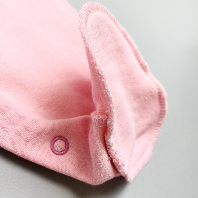 Комбинезон детский с начесом, розовый, Базовая коллекция