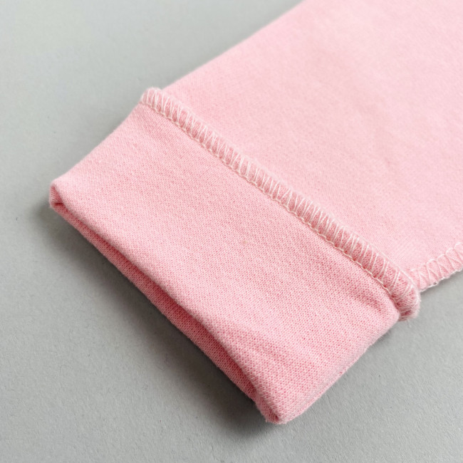 Комбинезон детский с начесом, розовый, Базовая коллекция