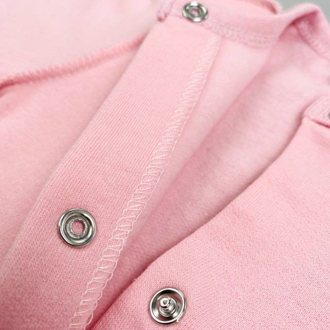 Комбинезон детский с начесом, розовый, Базовая коллекция