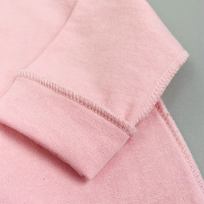 Комбинезон детский с начесом, розовый, Базовая коллекция