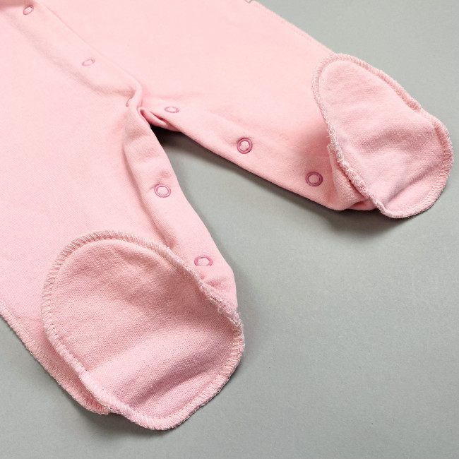 Комбинезон детский с начесом, розовый, Базовая коллекция