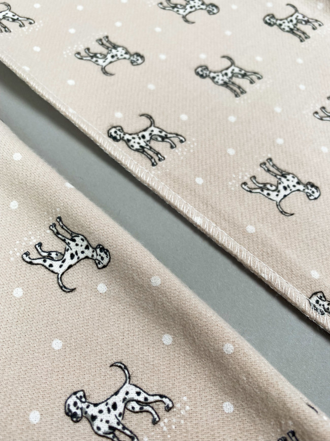 Штанишки детские фланелевые, какао, Далматинцы Штанишки детские фланелевые, какао, Далматинцы