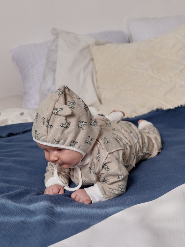 Штанишки детские фланелевые, какао, Далматинцы Штанишки детские фланелевые, какао, Далматинцы