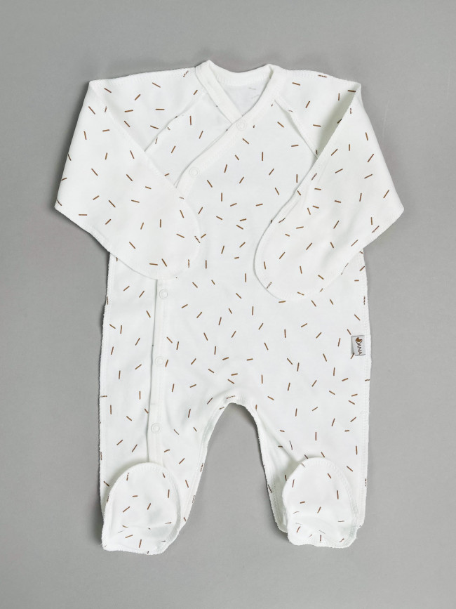 Набор детских комбинезонов на кнопках, Лимпопо, Сладкие черепашки с ручками