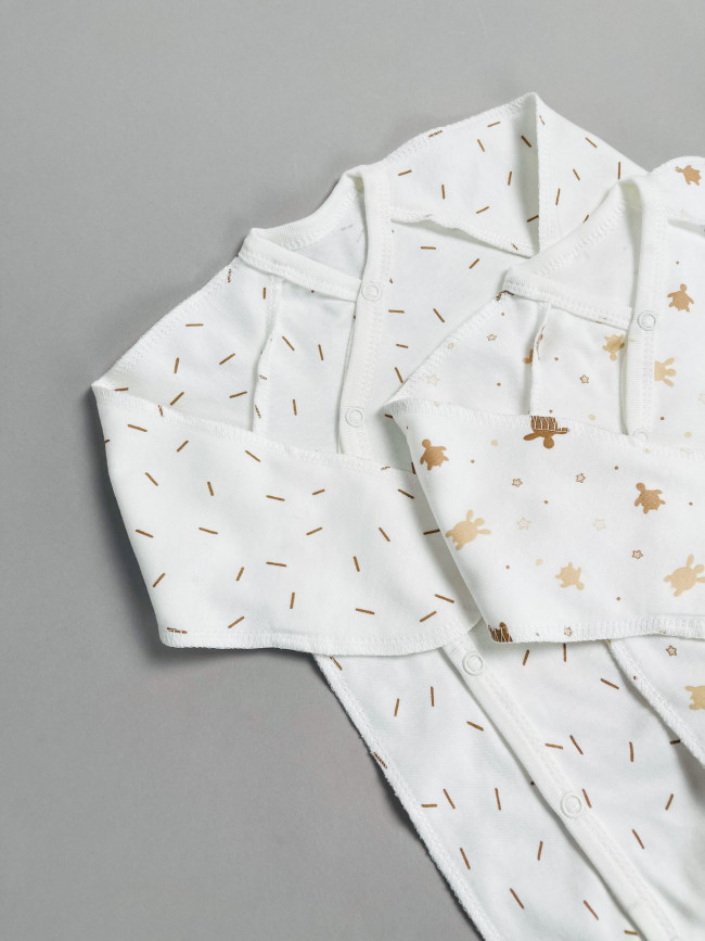 Набор детских комбинезонов на кнопках, Лимпопо, Сладкие черепашки с ручками