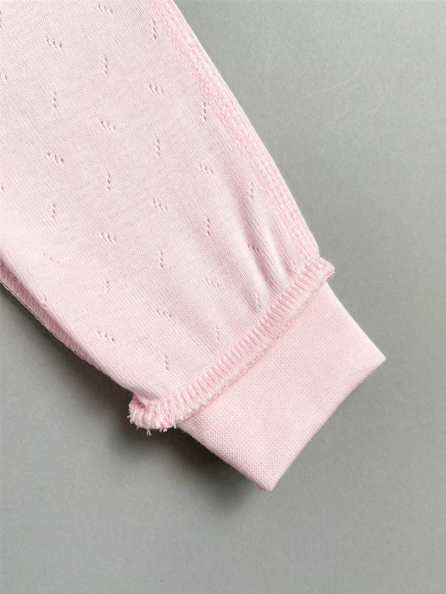 Штанишки детские, розовые, Ажур