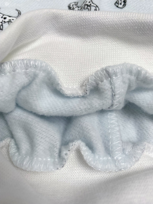 Штанишки детские фланелевые, голубые, Далматинцы Штанишки детские фланелевые, голубые, Далматинцы