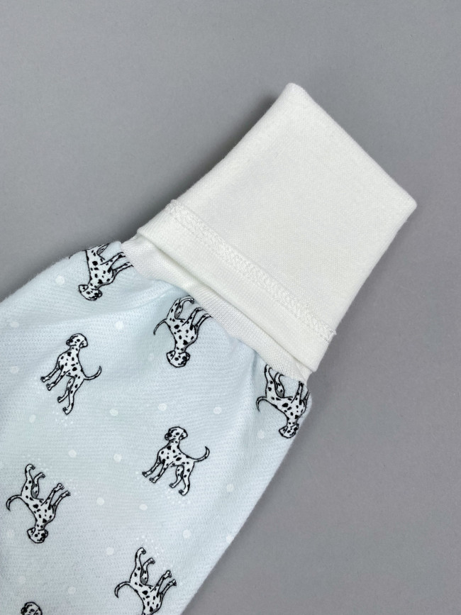 Штанишки детские фланелевые, голубые, Далматинцы Штанишки детские фланелевые, голубые, Далматинцы