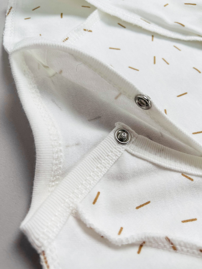 Набор детских комбинезонов на кнопках, Лимпопо, Сладкие черепашки без ручек