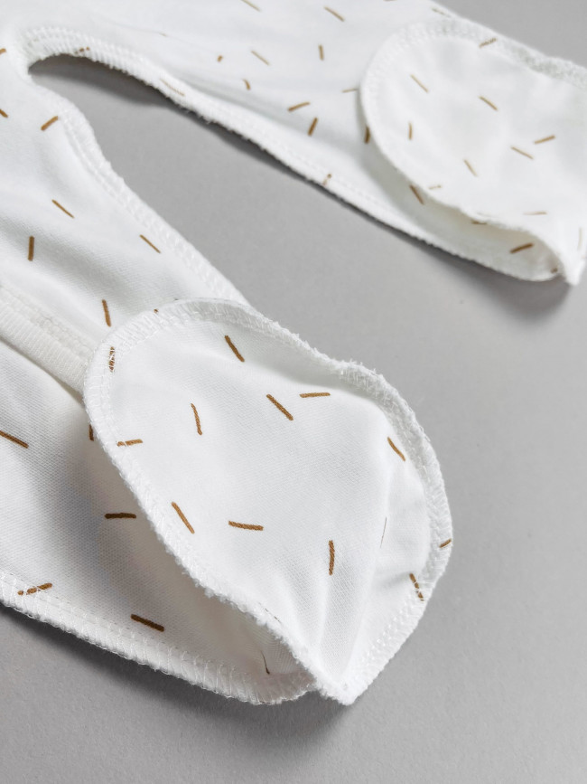 Набор детских комбинезонов на кнопках, Лимпопо, Сладкие черепашки без ручек