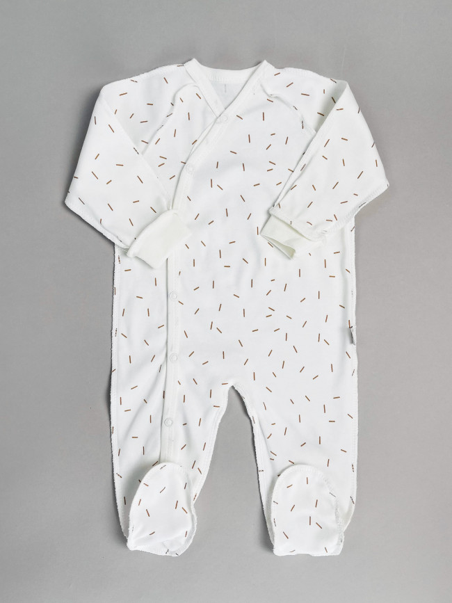 Набор детских комбинезонов на кнопках, Лимпопо, Сладкие черепашки без ручек