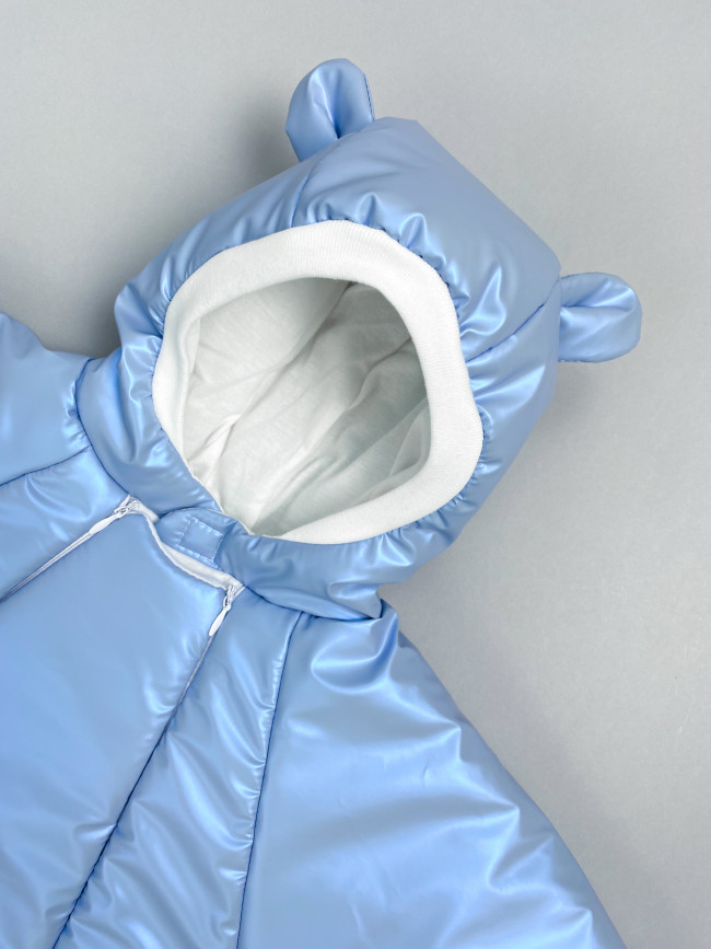 Комбинезон утепленный, голубой, Монклер