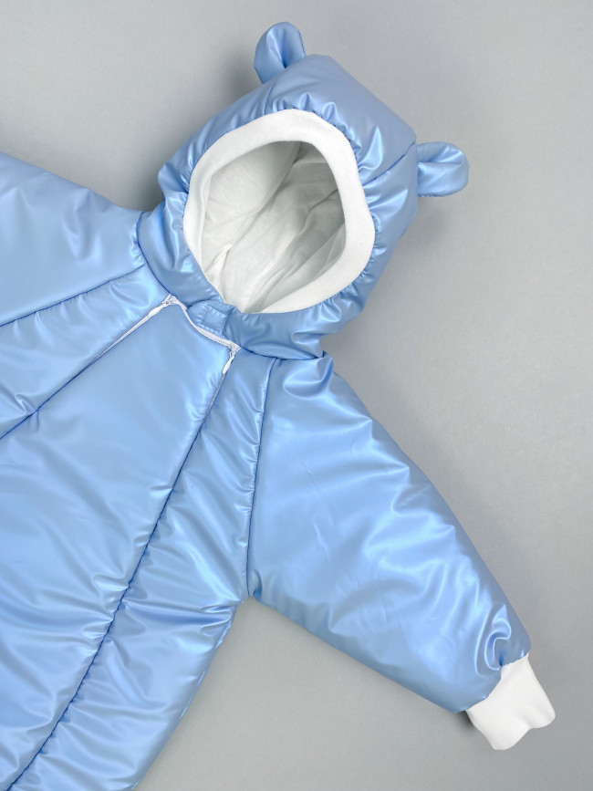 Комбинезон утепленный, голубой, Монклер