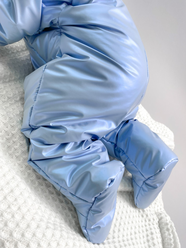 Комбинезон утепленный, голубой, Монклер