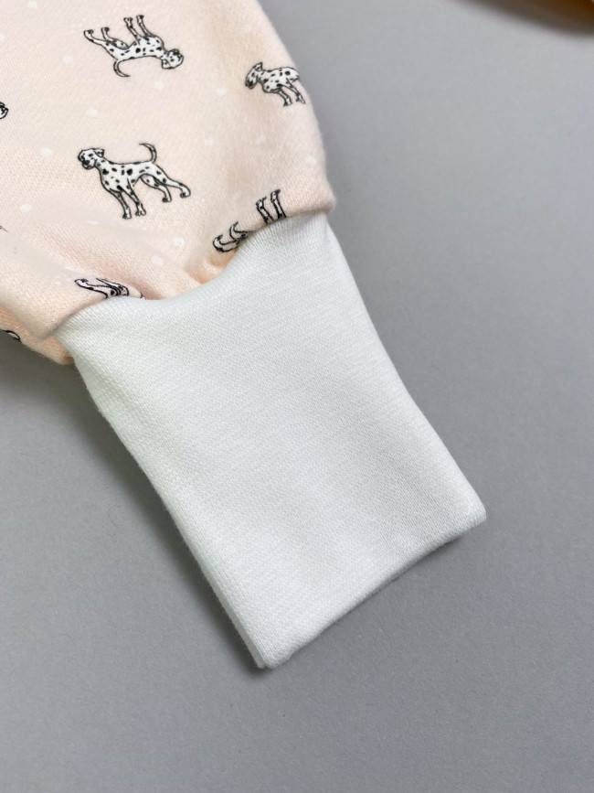 Штанишки детские фланелевые, розовые, Далматинцы Штанишки детские фланелевые, розовые, Далматинцы