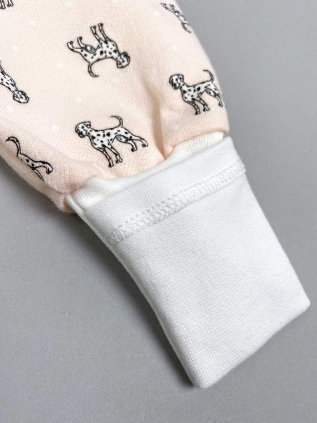 Штанишки детские фланелевые, розовые, Далматинцы Штанишки детские фланелевые, розовые, Далматинцы