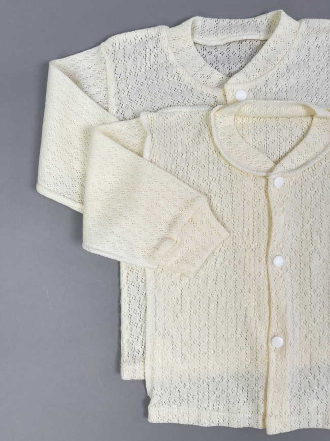 Детская кофточка с длинным рукавом, Пушинка, айвори Детская кофточка с длинным рукавом, Пушинка, айвори