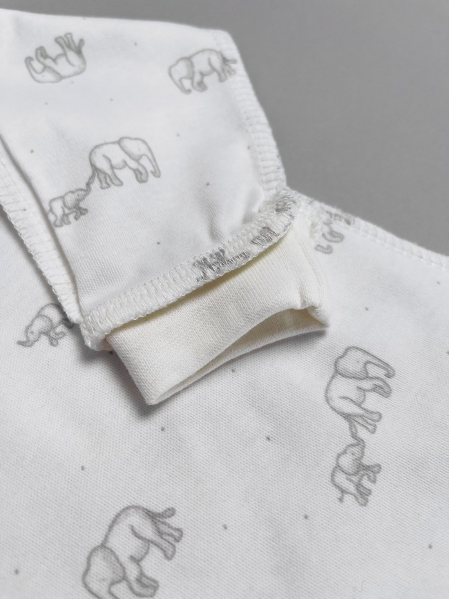 Набор детских комбинезонов на кнопках, Лимпопо, Милый слоник без ручек