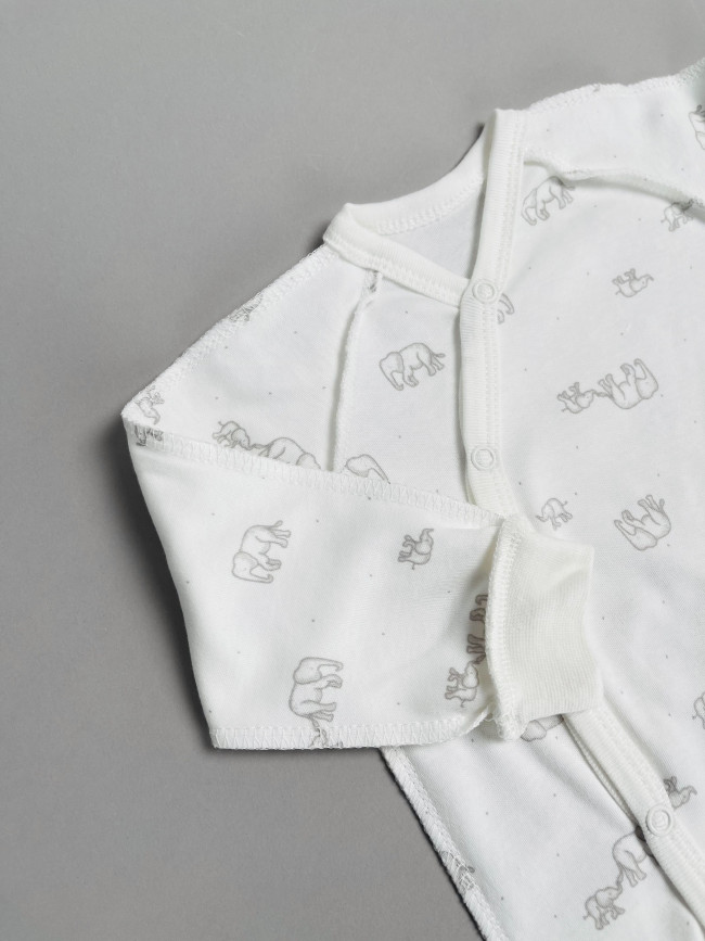 Набор детских комбинезонов на кнопках, Лимпопо, Милый слоник без ручек