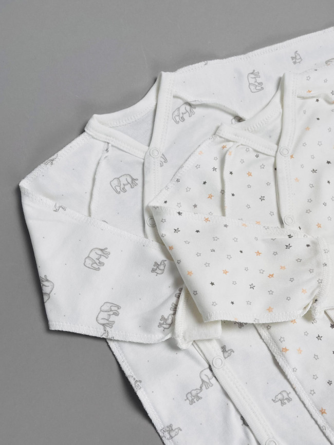 Набор детских комбинезонов на кнопках, Лимпопо, Милый слоник без ручек