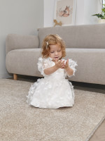 Нарядное белое платье, Бабочки