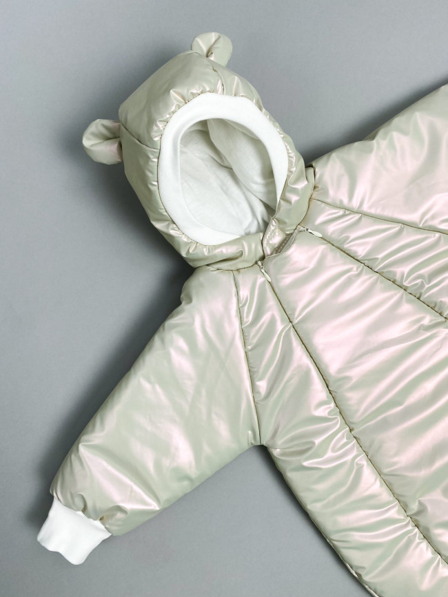 Комбинезон утепленный, жемчужный, Монклер