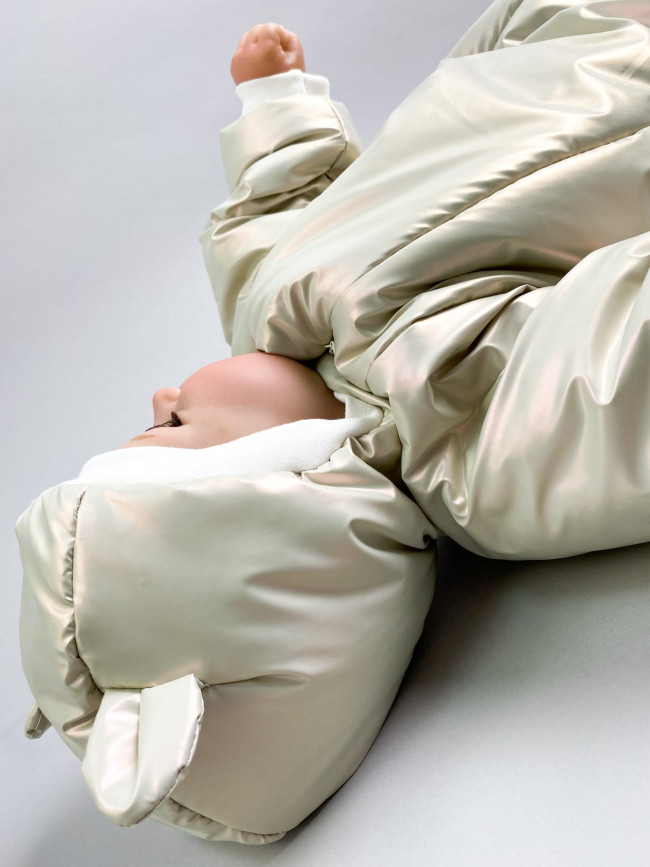 Комбинезон утепленный, жемчужный, Монклер