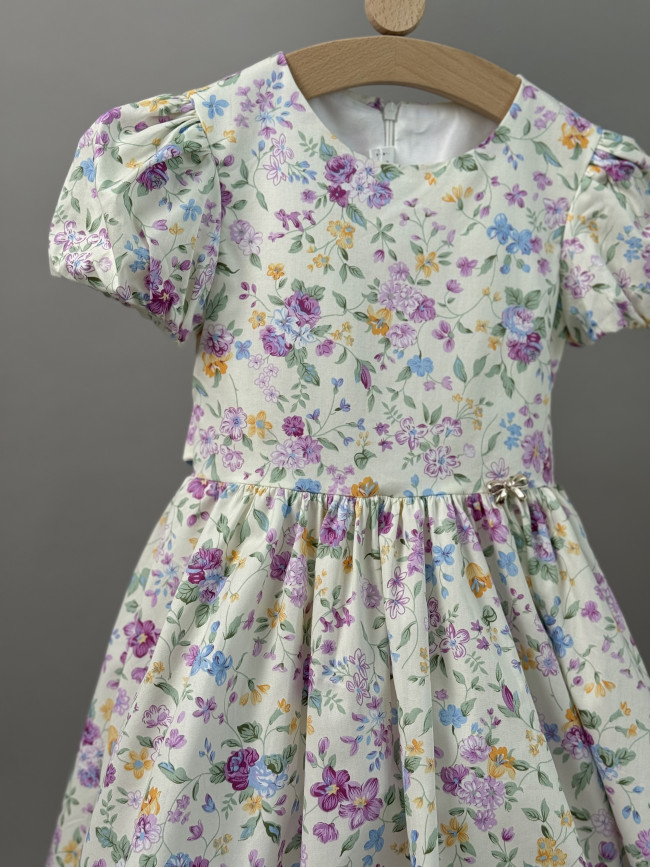 Нарядное платье для девочек, Вита с цветами