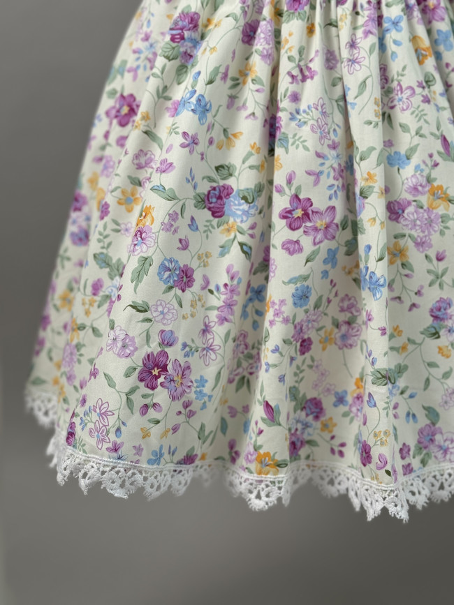 Нарядное платье для девочек, Вита с цветами