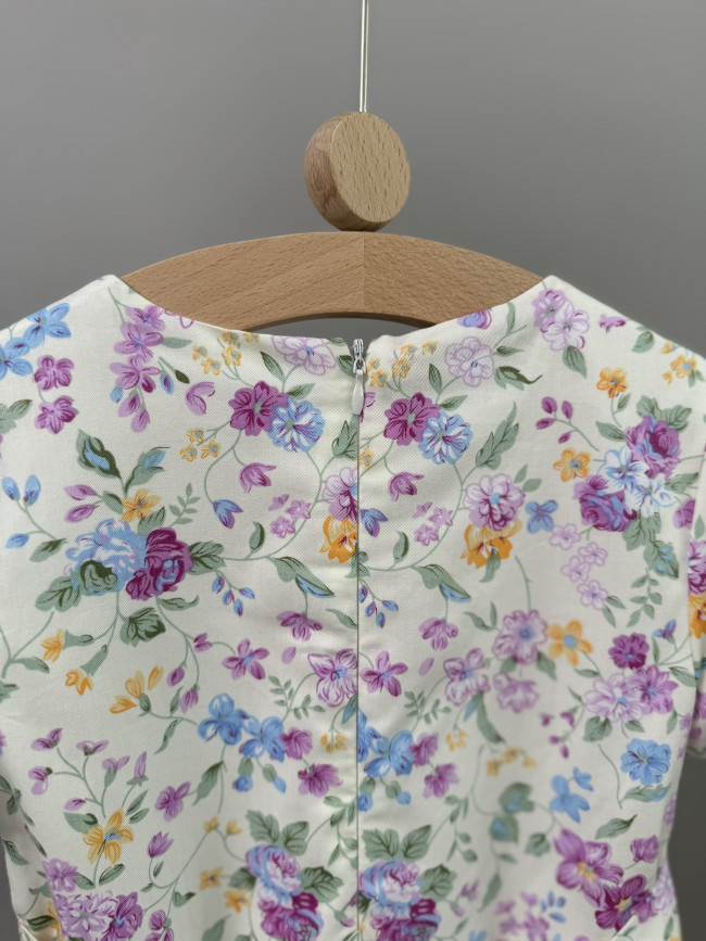 Нарядное платье для девочек, Вита с цветами