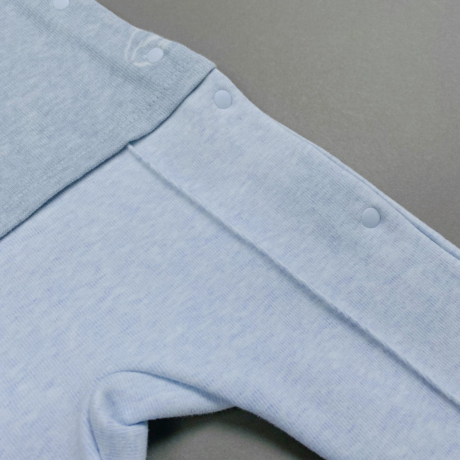 Комбинезон для мальчика комбинированный, голубой, Машинки