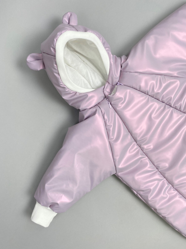 Комбинезон утепленный, сиреневый, Монклер