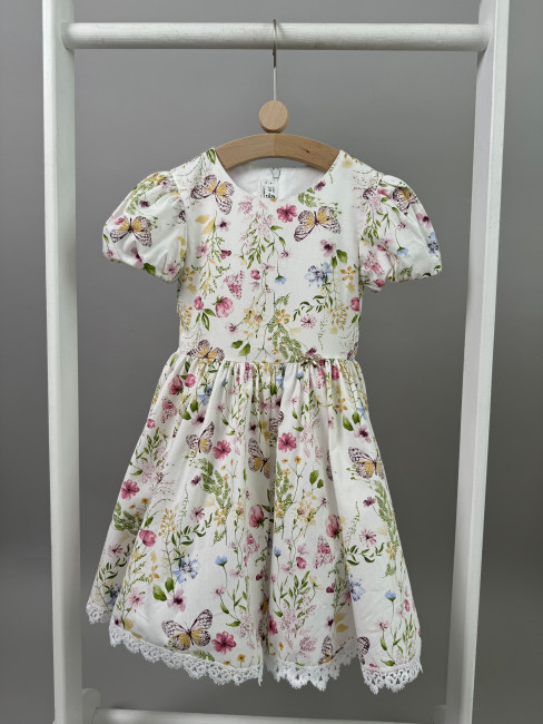 Нарядное платье для девочек, Вита с бабочками