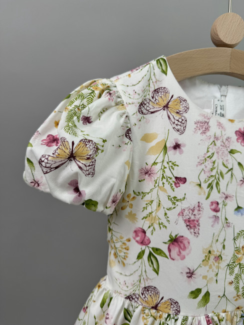 Нарядное платье для девочек, Вита с бабочками